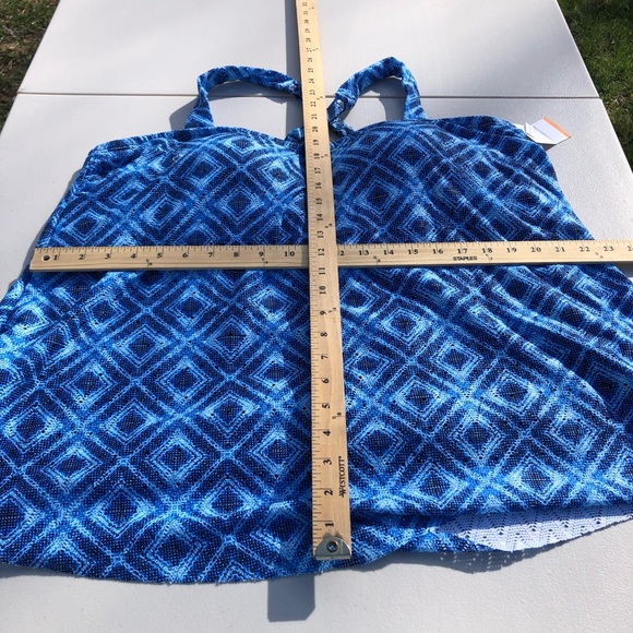 NWT Croft & Barrow Women’s Plus Swimsuit Bathing Suit Bikini Tankini Top 24W 3X - Picture 8 of 11